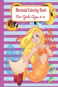 Mermaid Coloring Book for Girls