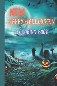Happy Halloween Coloring Book