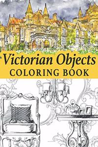 Victorian objects coloring book