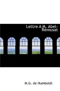Lettre A M. Abel-Racmusat