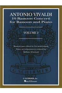 Antonio Vivaldi: 10 Bassoon Concerti for Bassoon and Piano, Volume 2