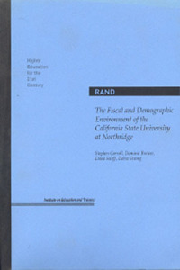 Fiscal and Demographic Environment of the California State University at Northridge