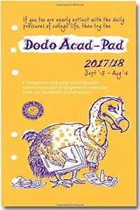 Dodo ACAD-PAD 2017-2018 Filofax-Compatible Personal Organiser Diary Refill Mid Year / Academic Year, Week to View