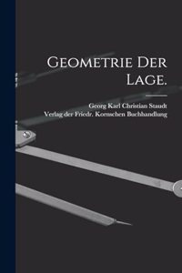 Geometrie der Lage.