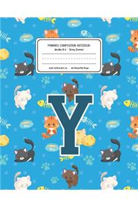 Primary Composition Notebook Grades K-2 Story Journal Y