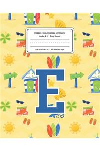 Primary Composition Notebook Grades K-2 Story Journal E