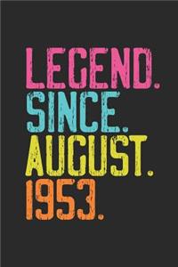 Legend Since August 1953