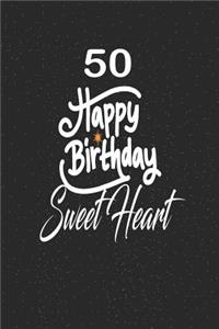 50 happy birthday sweetheart
