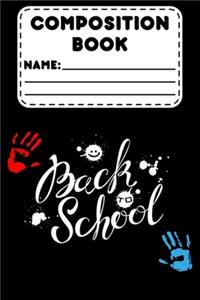 Composition Book Back To School