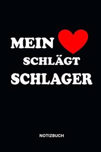 Mein Herz Schlägt Schlager Notizbuch