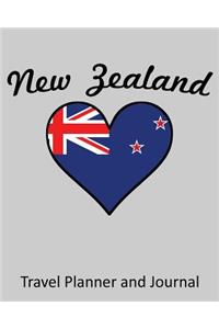 New Zealand: Vacation Travel Planner and Journal (8 x 10)