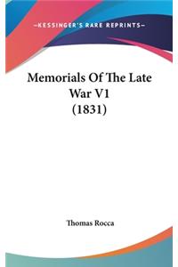 Memorials of the Late War V1 (1831)