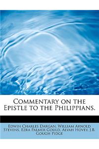 Commentary on the Epistle to the Philippians.