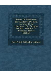 Essais de Theodicee