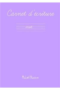 Carnet D'ecriture