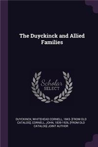 The Duyckinck and Allied Families