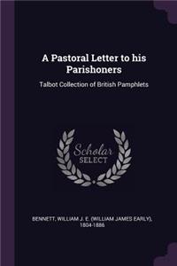 Pastoral Letter to his Parishoners