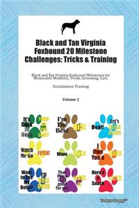 Black and Tan Virginia Foxhound 20 Milestone Challenges