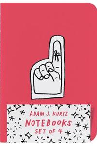 Adam J. Kurtz Notebooks (Set of 4)