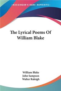 Lyrical Poems Of William Blake