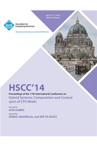 HSCC 14 17th International Conference on Hybrid Systems Computation and Control