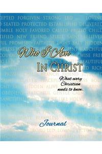 Who I Am In Christ Journal