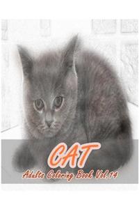 Cat: Adults Coloring Book Vol.14: An Adult Coloring Book of Cats in a Variety of Styles