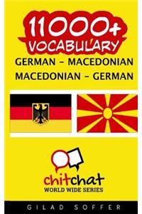 11000+ German - Macedonian Macedonian - German Vocabulary