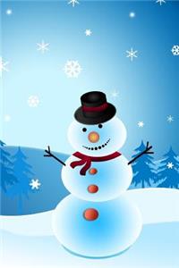 Adorable Snowman Illustratiion Journal