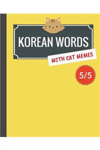 Korean Words with Cat Memes 5/5