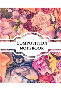 Composition Notebook: Vintage Design Notebook for Study - The Best Size to Take Notes