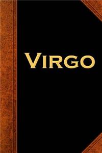 Virgo Zodiac Horoscope Vintage Journal