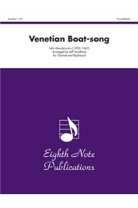 Venetian Boat-Song Clarinet/Keyboard