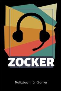 Zocker Notizbuch Für Gamer