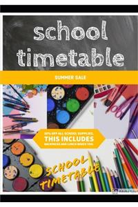School Timetable