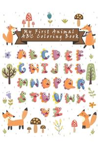 My First Animal ABC Coloring Book