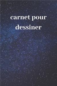 carnet pour dessiner
