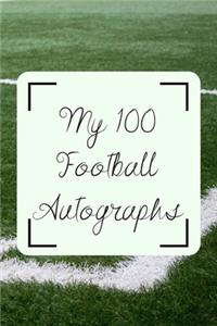 My 100 Football Autographs