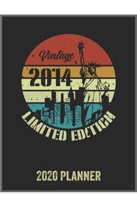 Vintage 2014 Limited Edition 2020 Planner: Daily Weekly Planner with Monthly quick-view/over view with 2020 Planner