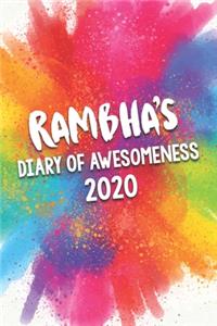 Rambha's Diary of Awesomeness 2020