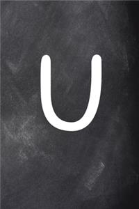 2020 Weekly Planner Monogram U Personalized U Chalkboard 134 Pages