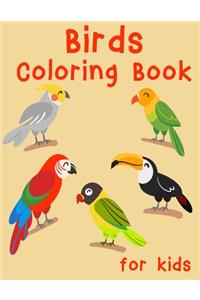 Birds Coloring Book for Kids