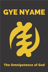 Gye Nyame Adinkra Lined Journal