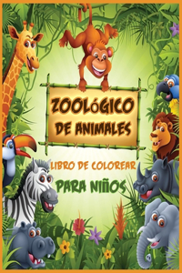 Zoológico de Animales Libro de Colorear