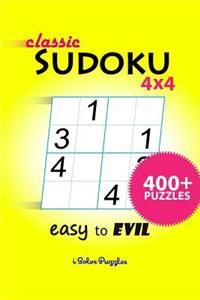 Classic SuDoKu 4x4 Easy to Evil