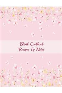 Blank Cookbook Recipes & Notes