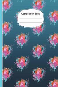Watercolor Wallpaper Horse Head Large Composition Notebook