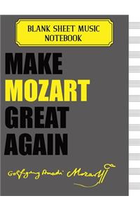 Blank Sheet Music Notebook