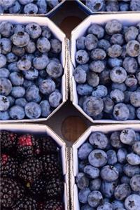 Baskets of Blackberries and Blueberries Journal