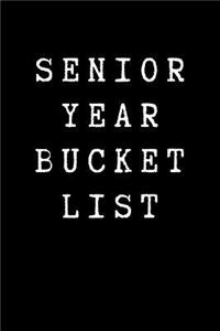 Senior Year Bucket List